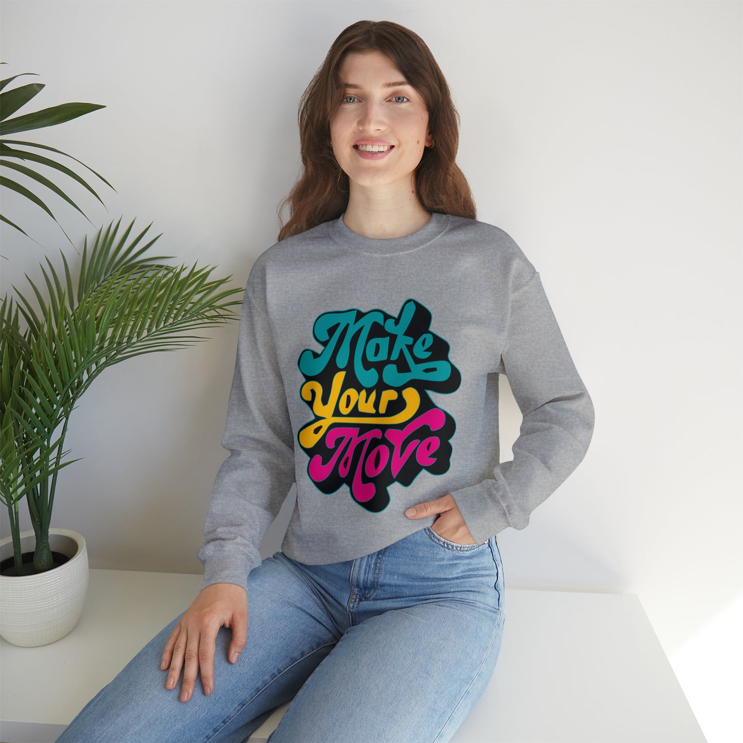 Make your move Crewneck Sweatshirt