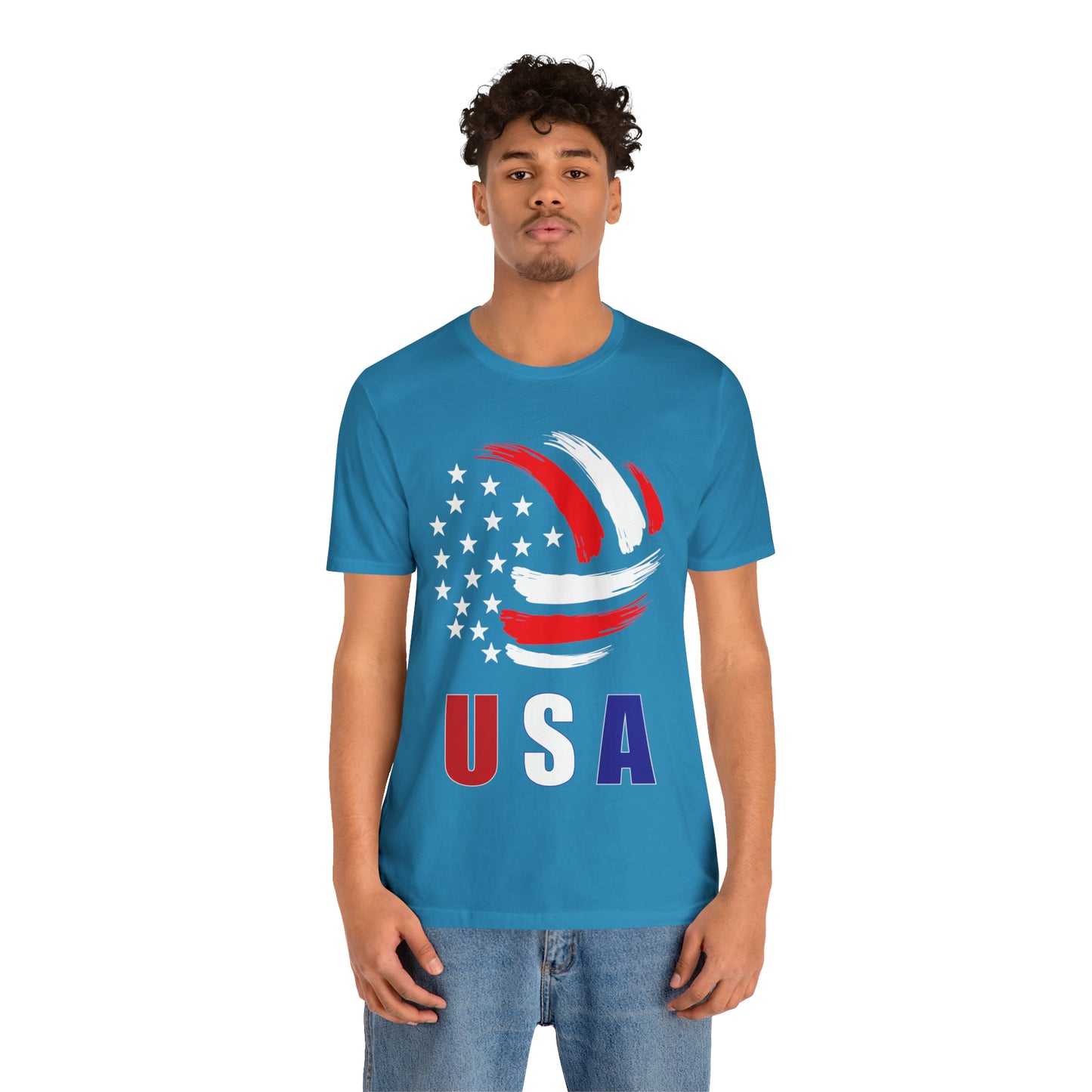 USA Volleyball Flag T-Shirt