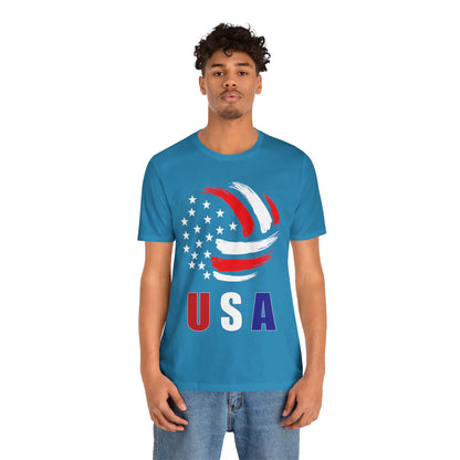 USA Volleyball Flag T-Shirt