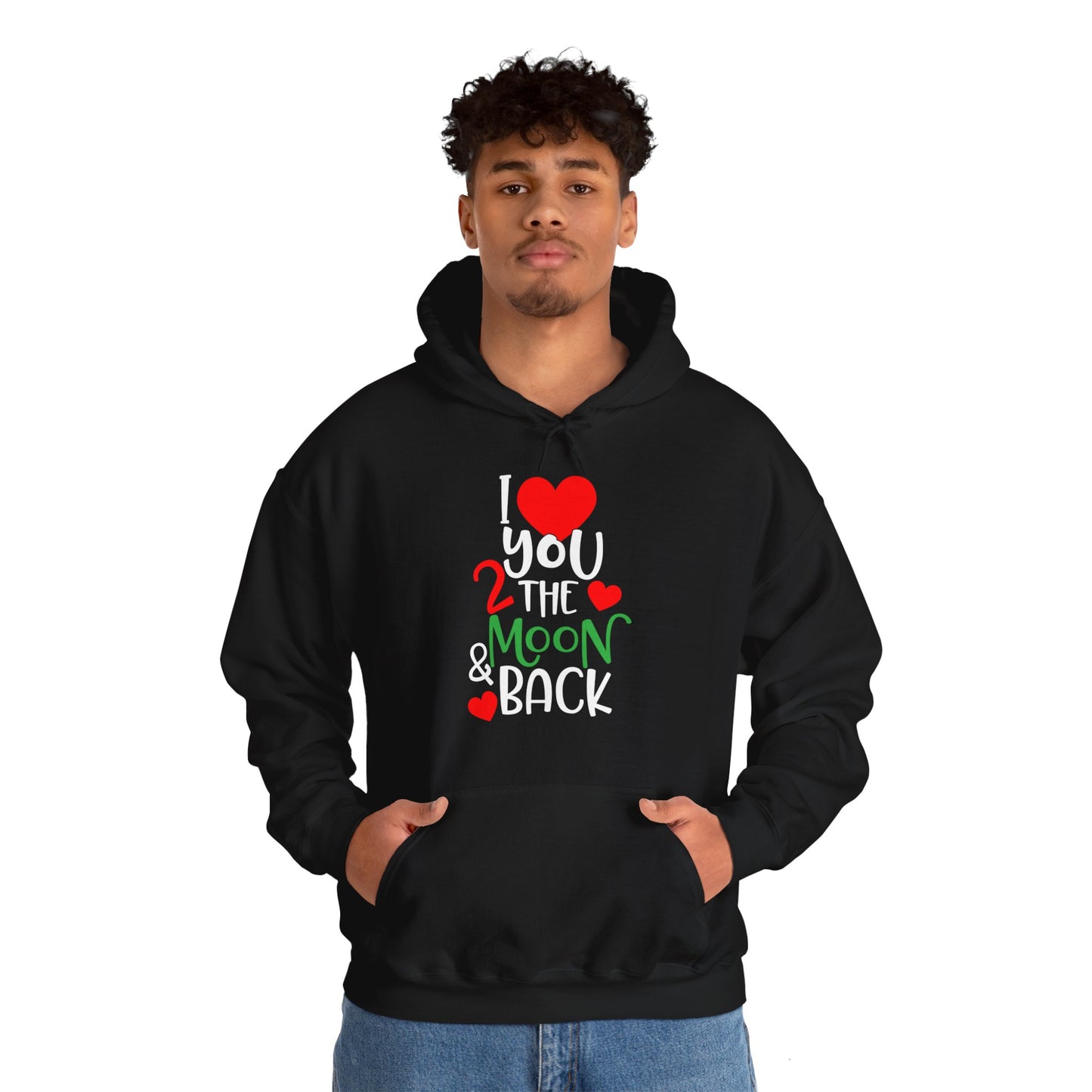 Love you 2 the moon and back Hoodie