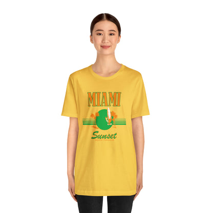 Miami Sunset Beach Paradise T-Shirt