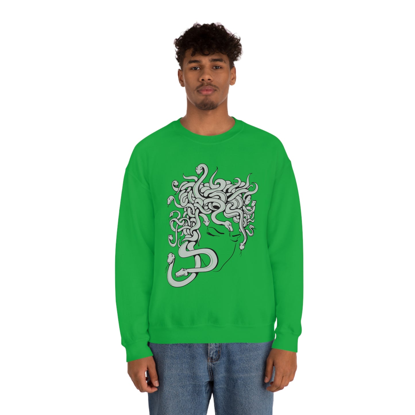 Snake Face Crewneck Sweatshirt