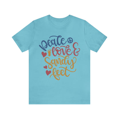 Peace_love_and_sandy_feet T-Shirt