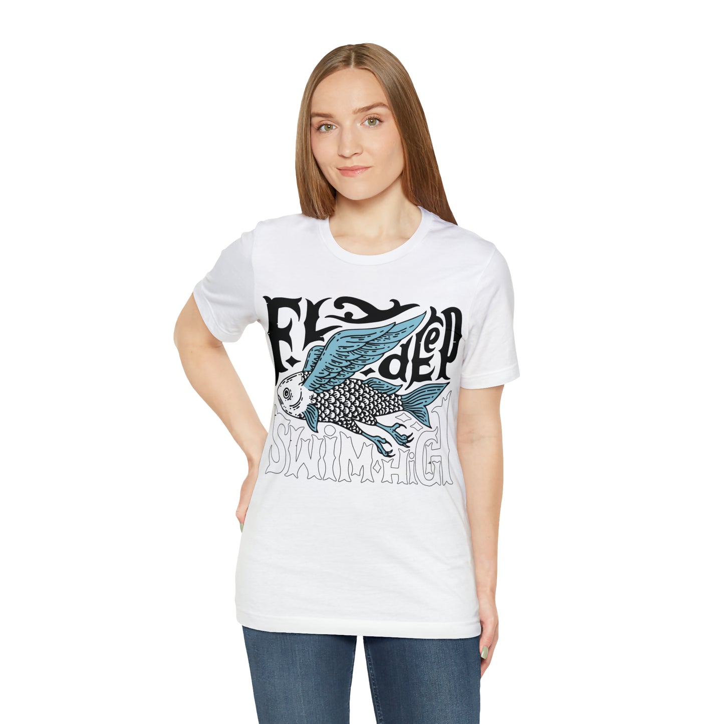 Fly deep swim high T-Shirt