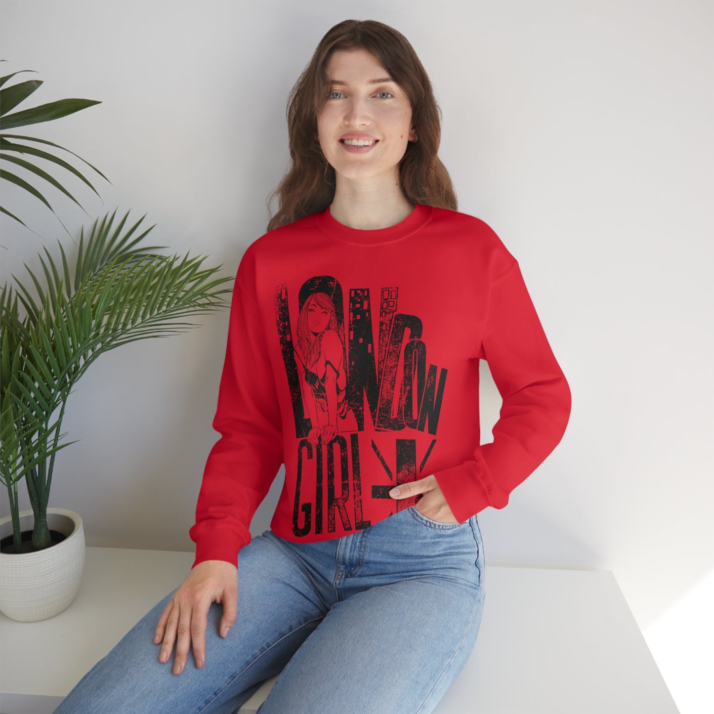 London_Girl Crewneck Sweatshirt