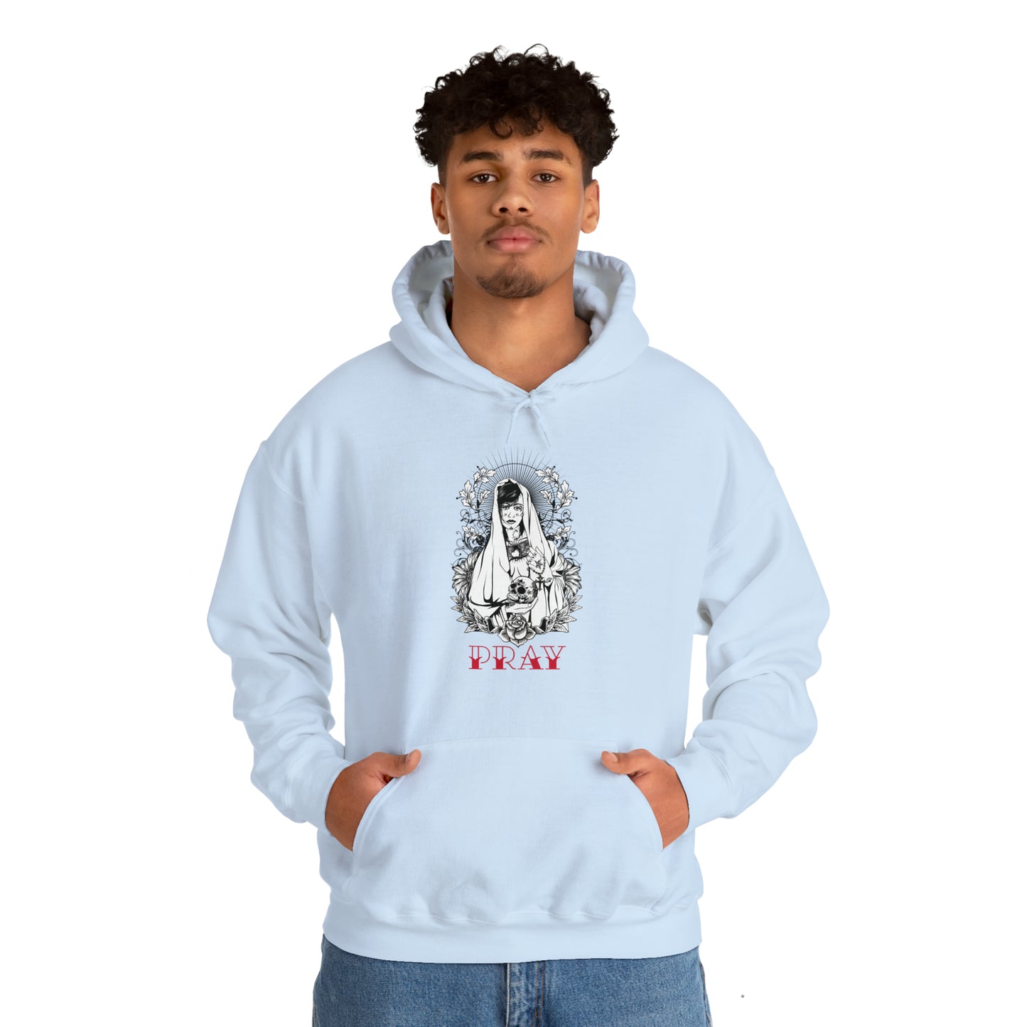 Pray Tattoo Hoodie