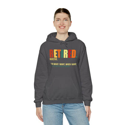 Retired Funny Hoodie