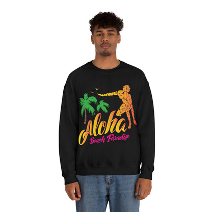 Aloha Beach Paradise Crewneck Sweatshirt