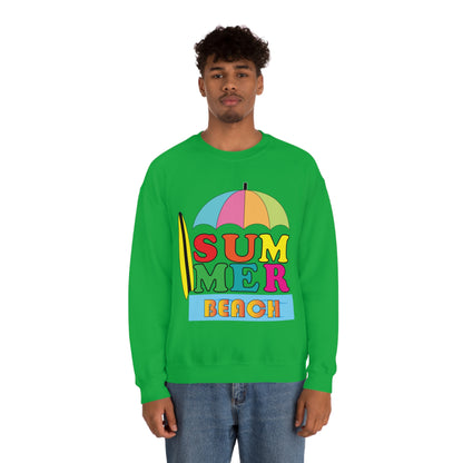 Summer Beach Crewneck Sweatshirt