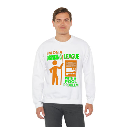 DRINKING POOL LEAGUE Crewneck Sweatshirt