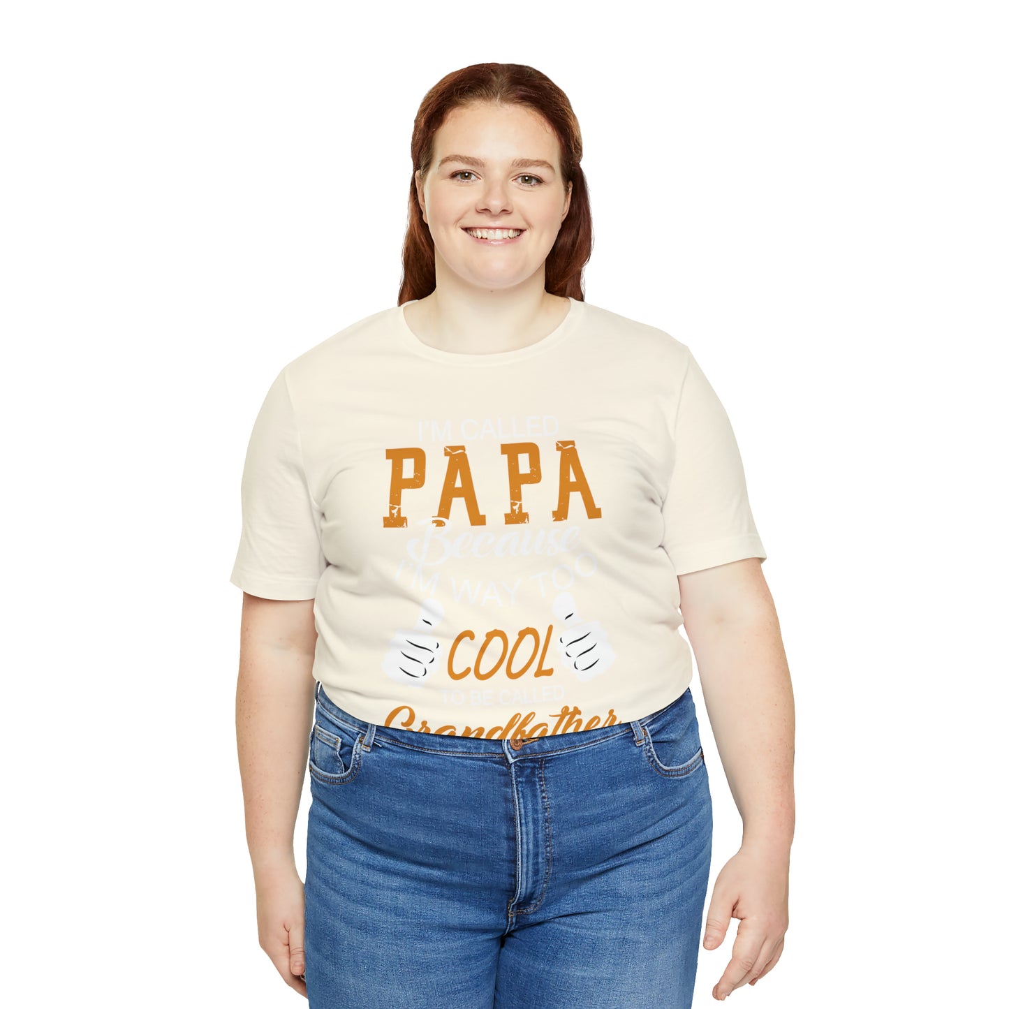 Papa Way 2 Cool to Be Called Grandfather T-Shirt