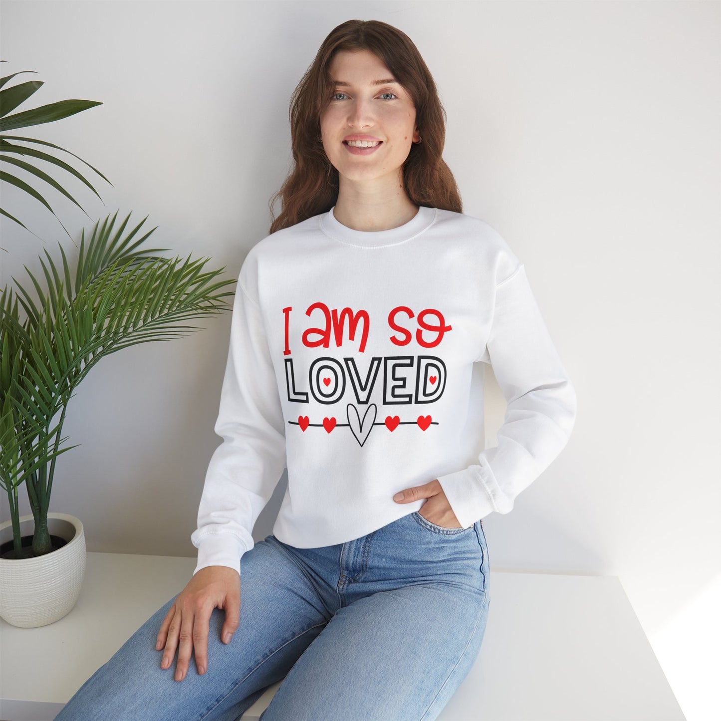 I am So Loved Crewneck Sweatshirt