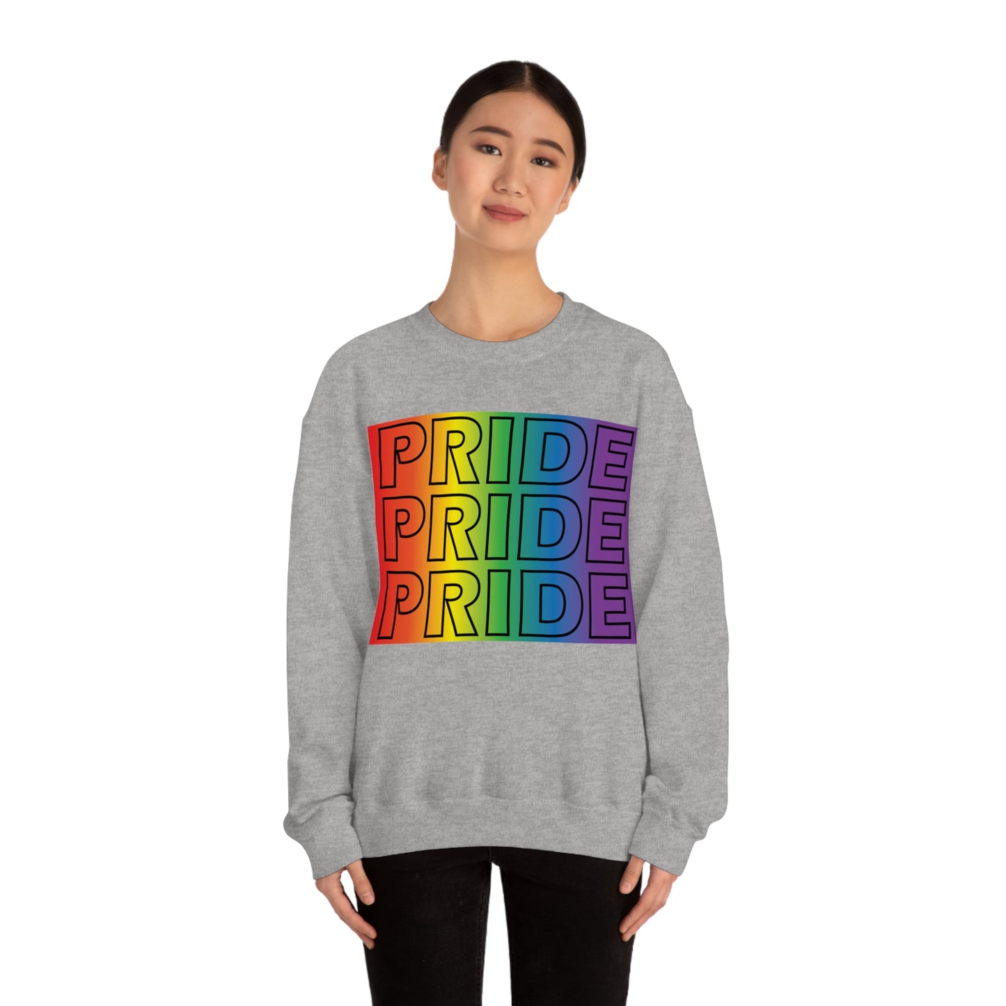 Pride Pride Pride Crewneck Sweatshirt