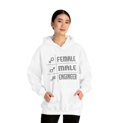 Female - male- engineer Hoodie