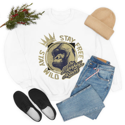 Stay free stay wild Crewneck Sweatshirt