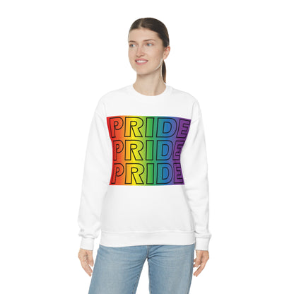 Pride Pride Pride Crewneck Sweatshirt