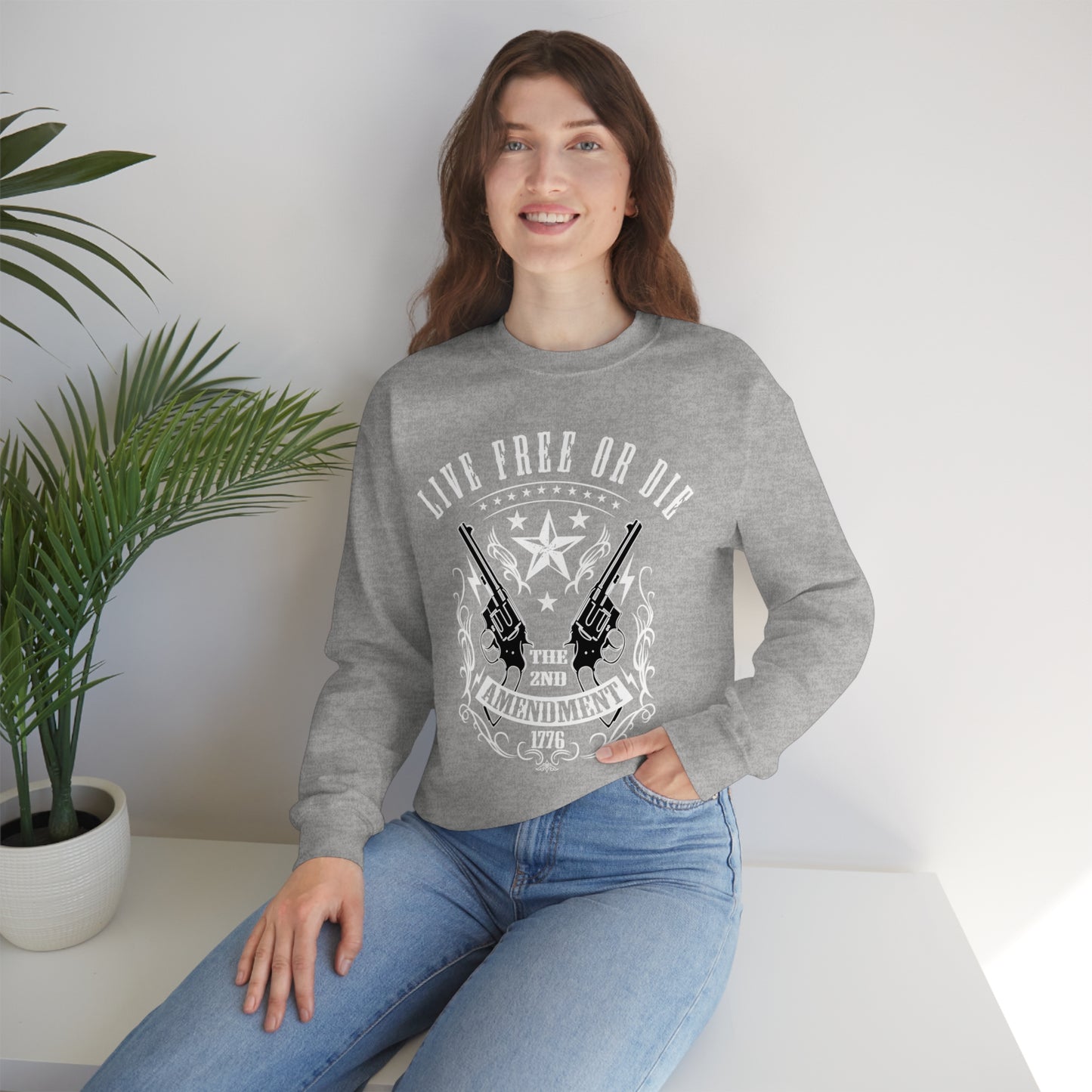 Live Free or Die Crewneck Sweatshirt