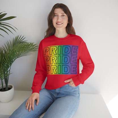 Pride Pride Pride Crewneck Sweatshirt