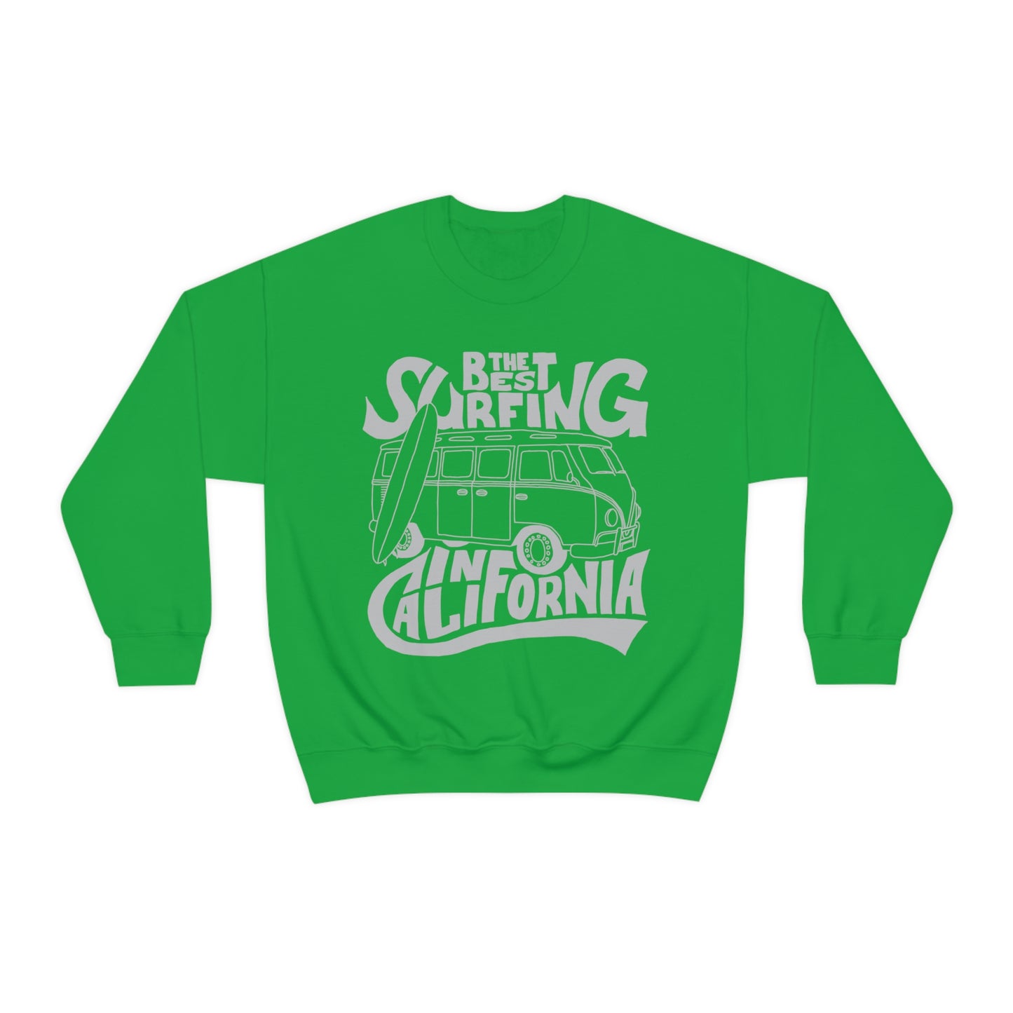 California Best Surfing Crewneck Sweatshirt