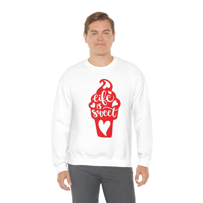 Life_is_sweet Crewneck Sweatshirt