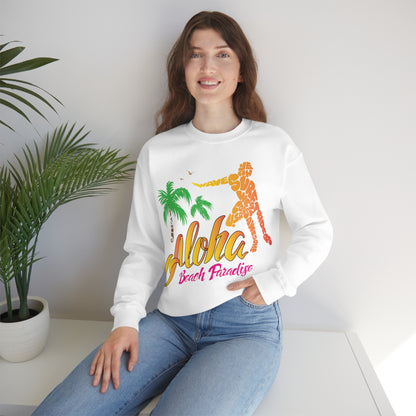 Aloha Beach Paradise Crewneck Sweatshirt