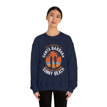 Santa Barbara sunny beach Crewneck Sweatshirt