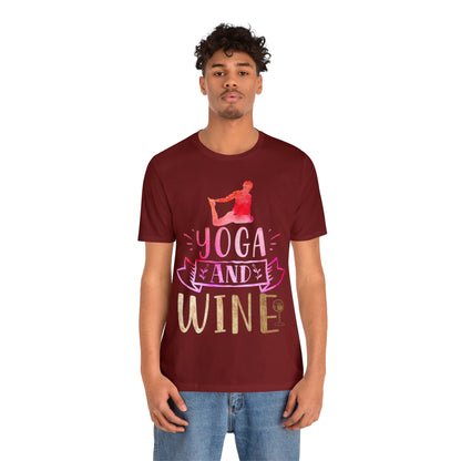 Yoga And Wine T-Shirt