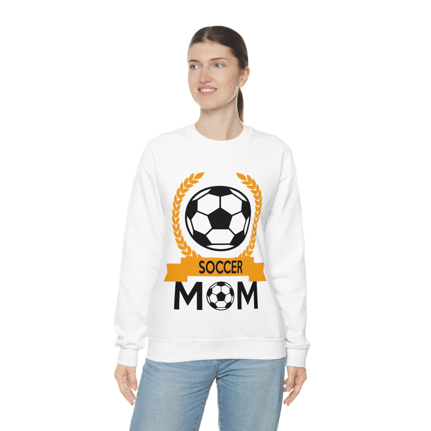 Soccer mom crest Crewneck Sweatshirt