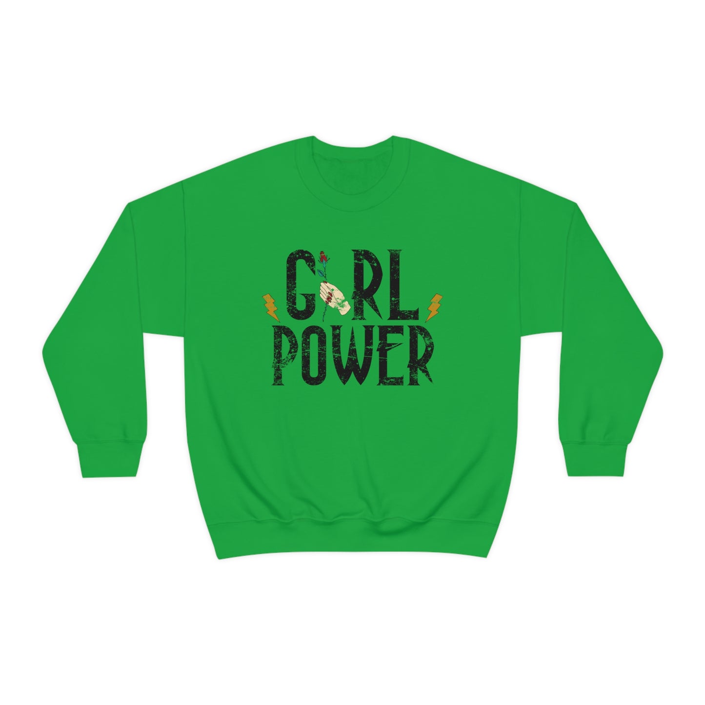 Girl Power Rocks Crewneck Sweatshirt