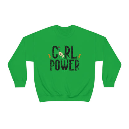 Girl Power Rocks Crewneck Sweatshirt