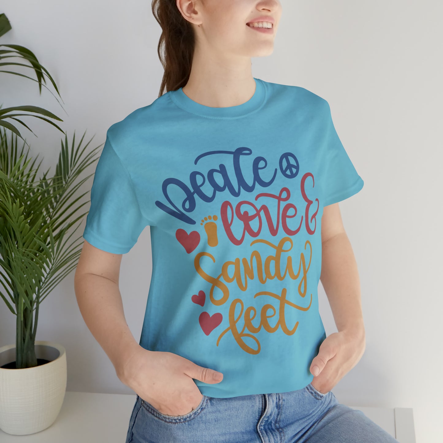 Peace_love_and_sandy_feet T-Shirt