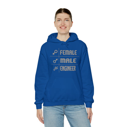 Female - male- engineer Hoodie