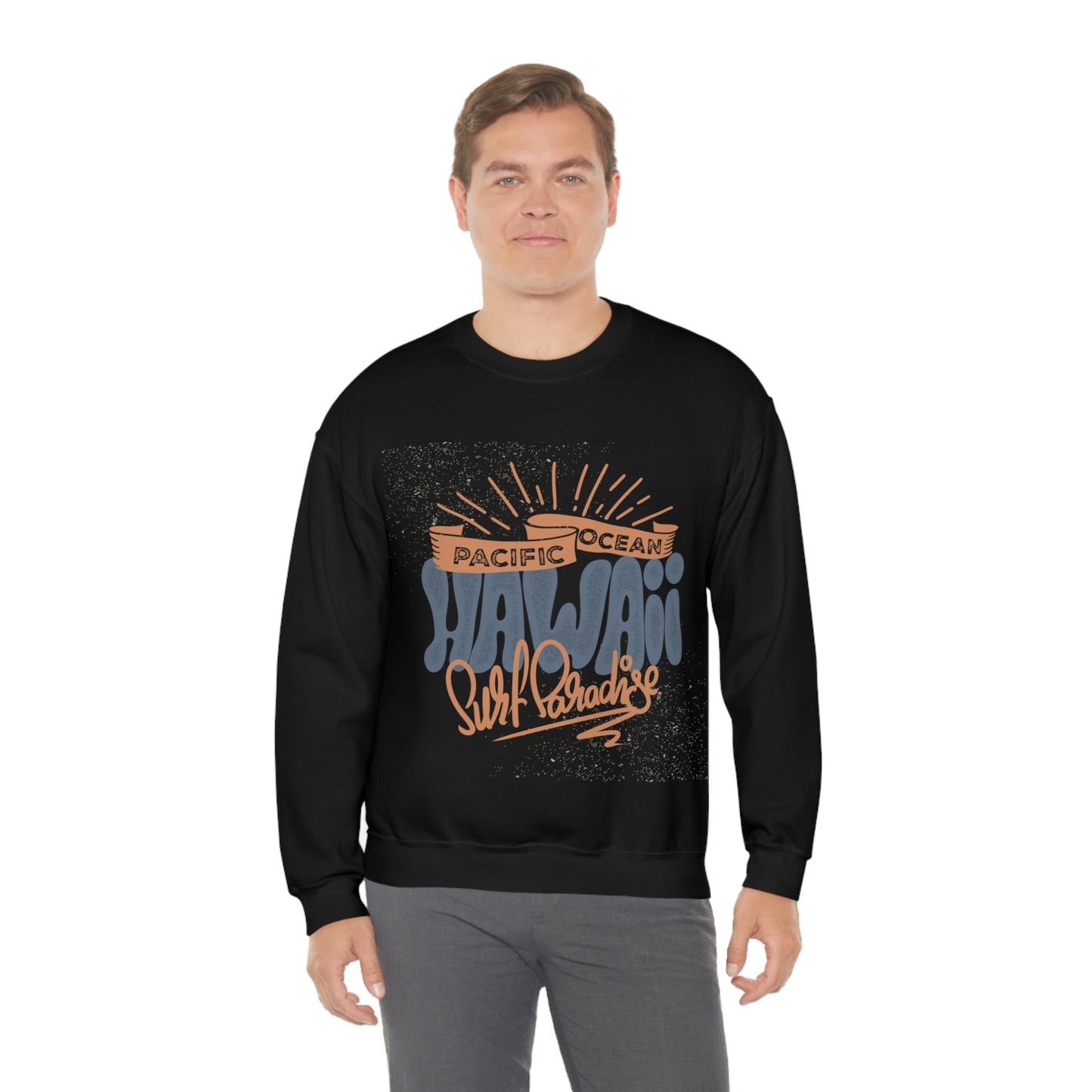 Hawaii Surf Paradise Crewneck Sweatshirt