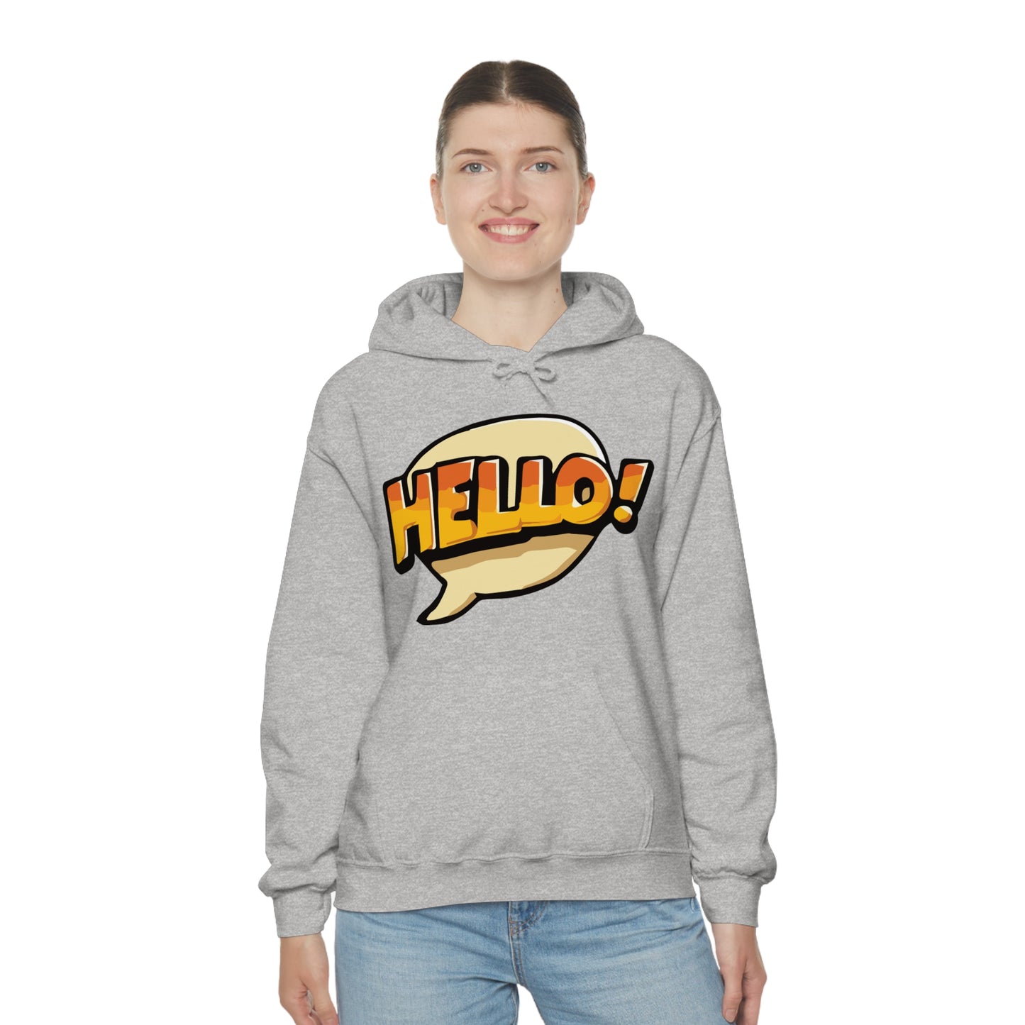 Hello! colorful Hoodie