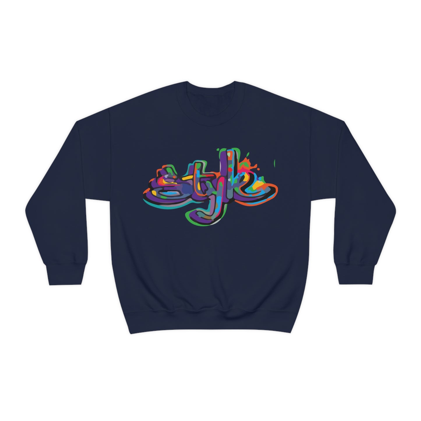 Graffiti style in colors Crewneck Sweatshirt