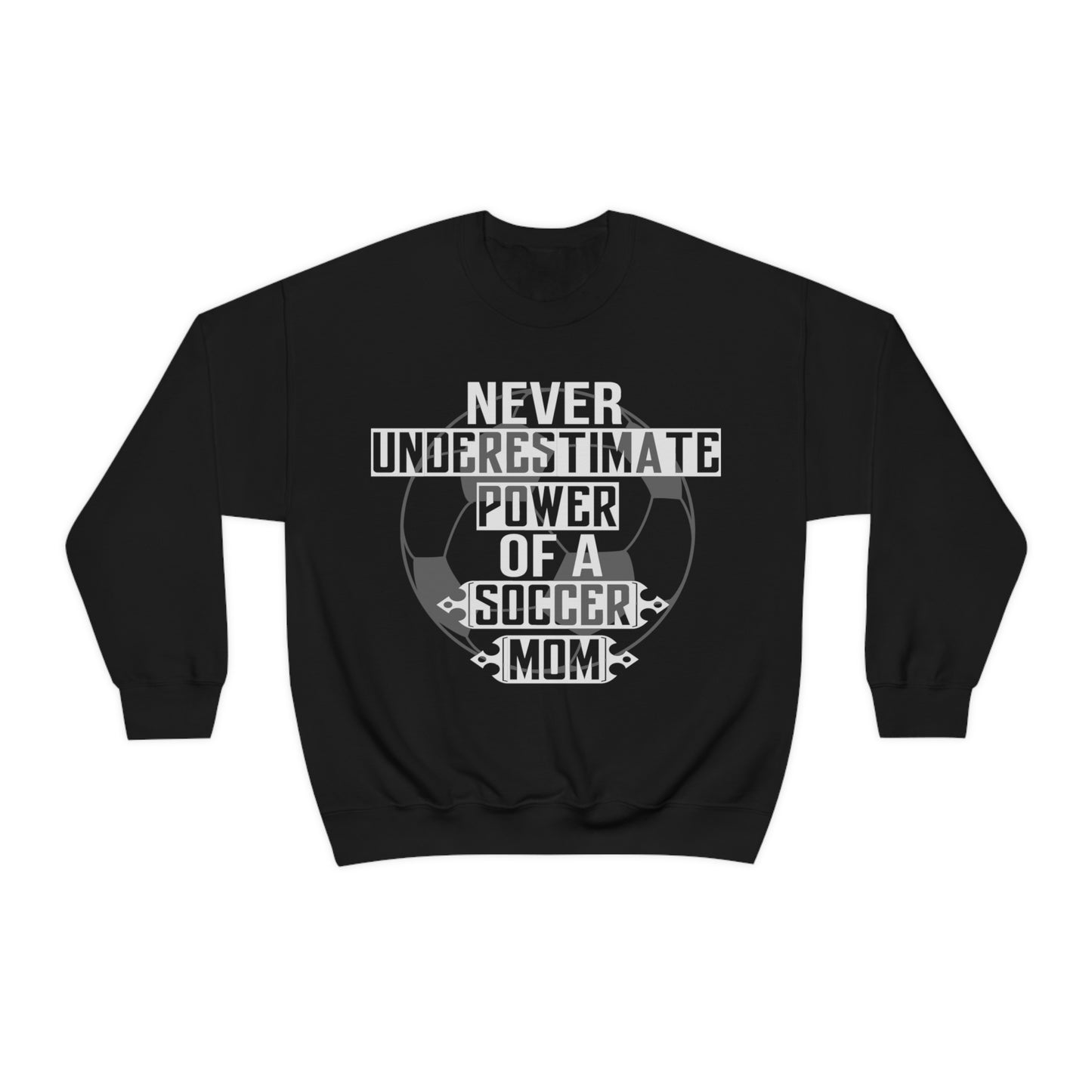 Power of a Soccer mom Crewneck Sweatshirt