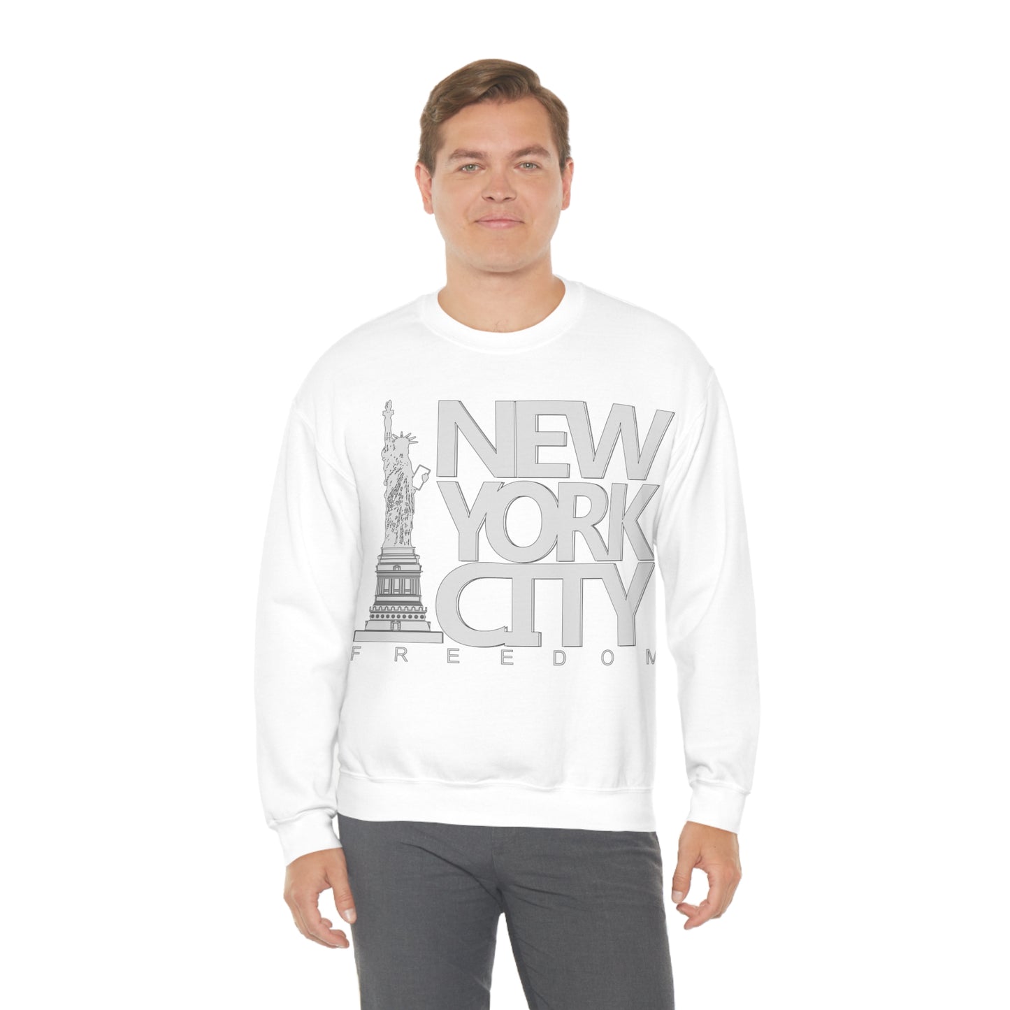 NYC Freedom Tee Crewneck Sweatshirt