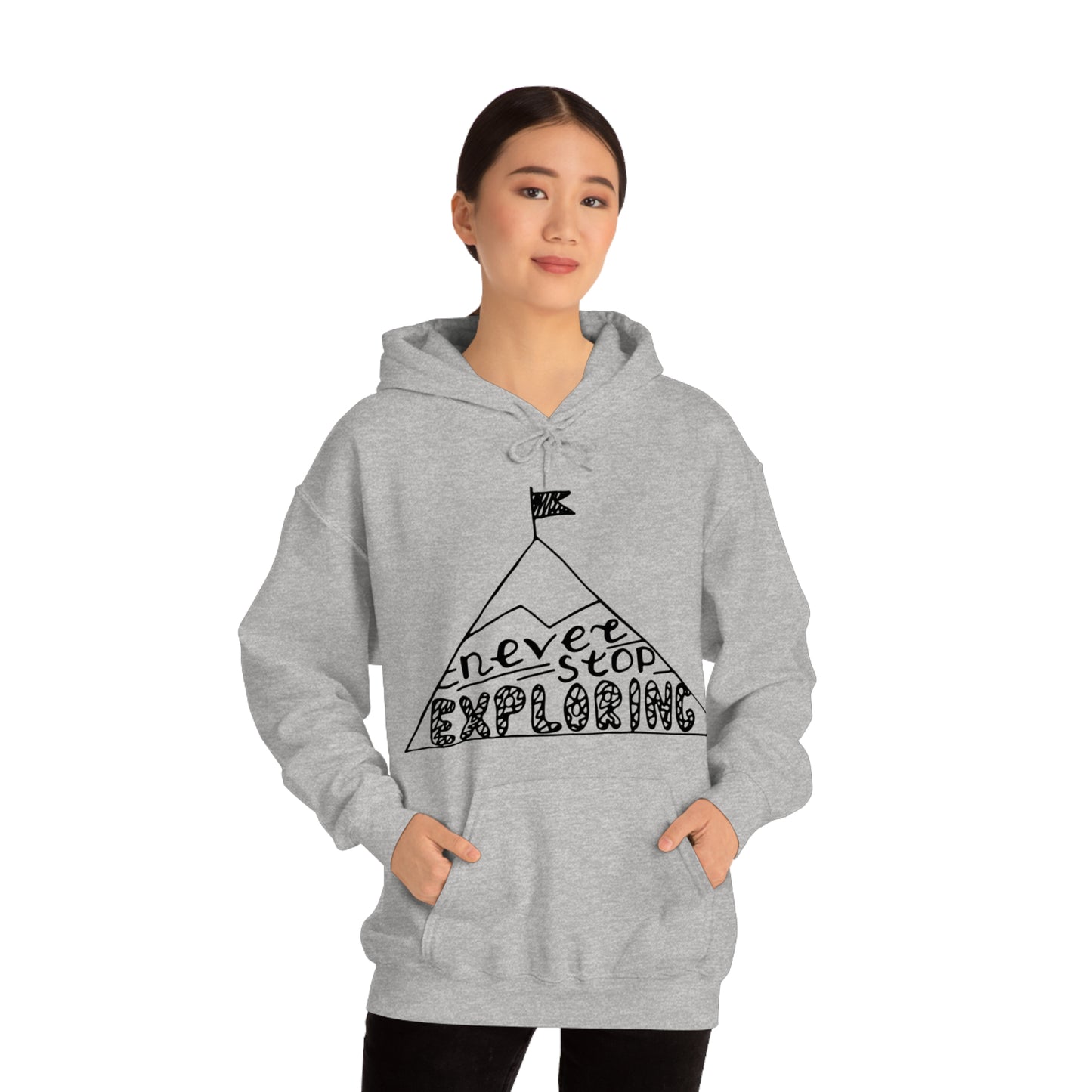 Never stop exploring Hoodie