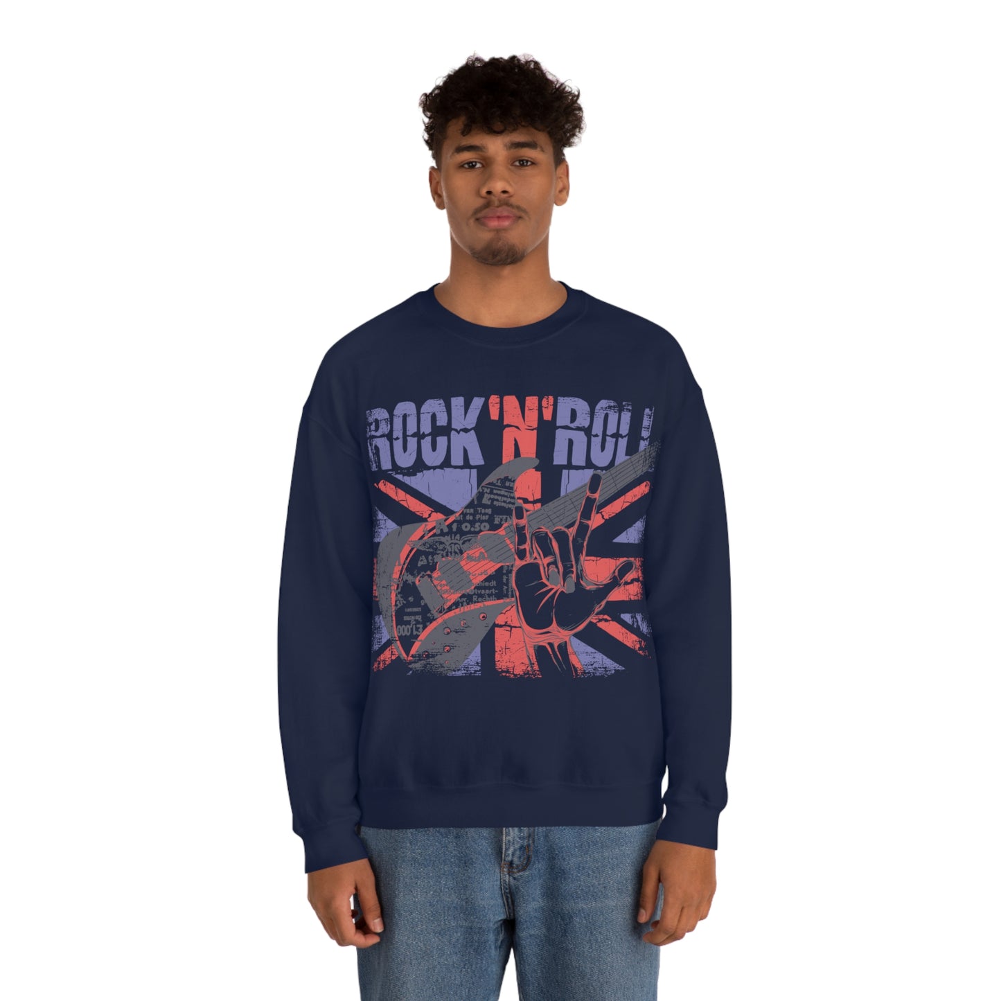 Rock -N- Roll Crewneck Sweatshirt