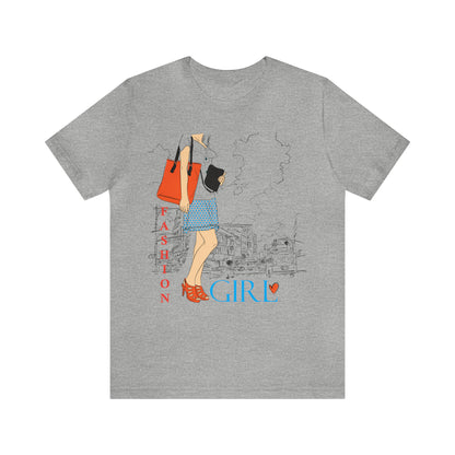 Fashion girl with a bag T-Shirt