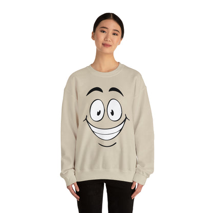 Big smile face Crewneck Sweatshirt