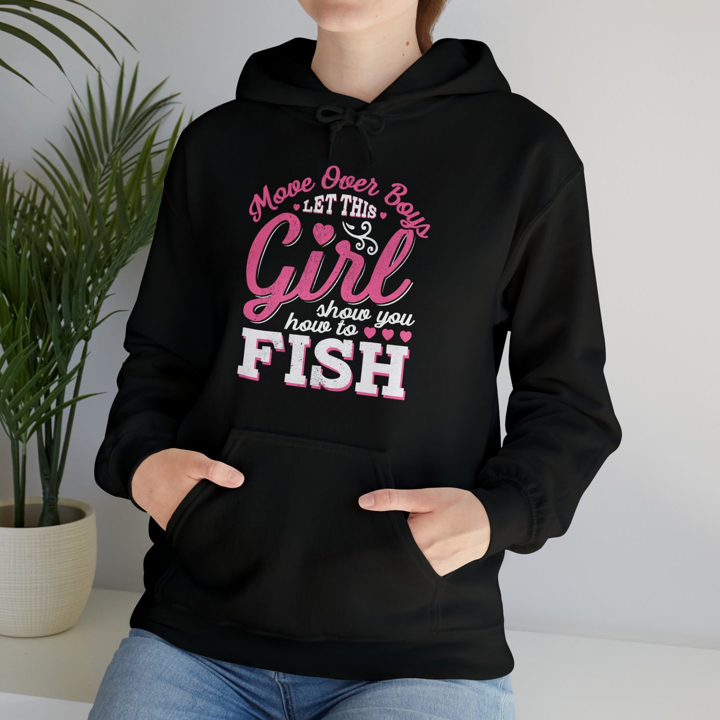 Girl Fishing Hoodie