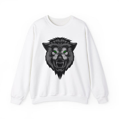 Green eyes wolf Crewneck Sweatshirt