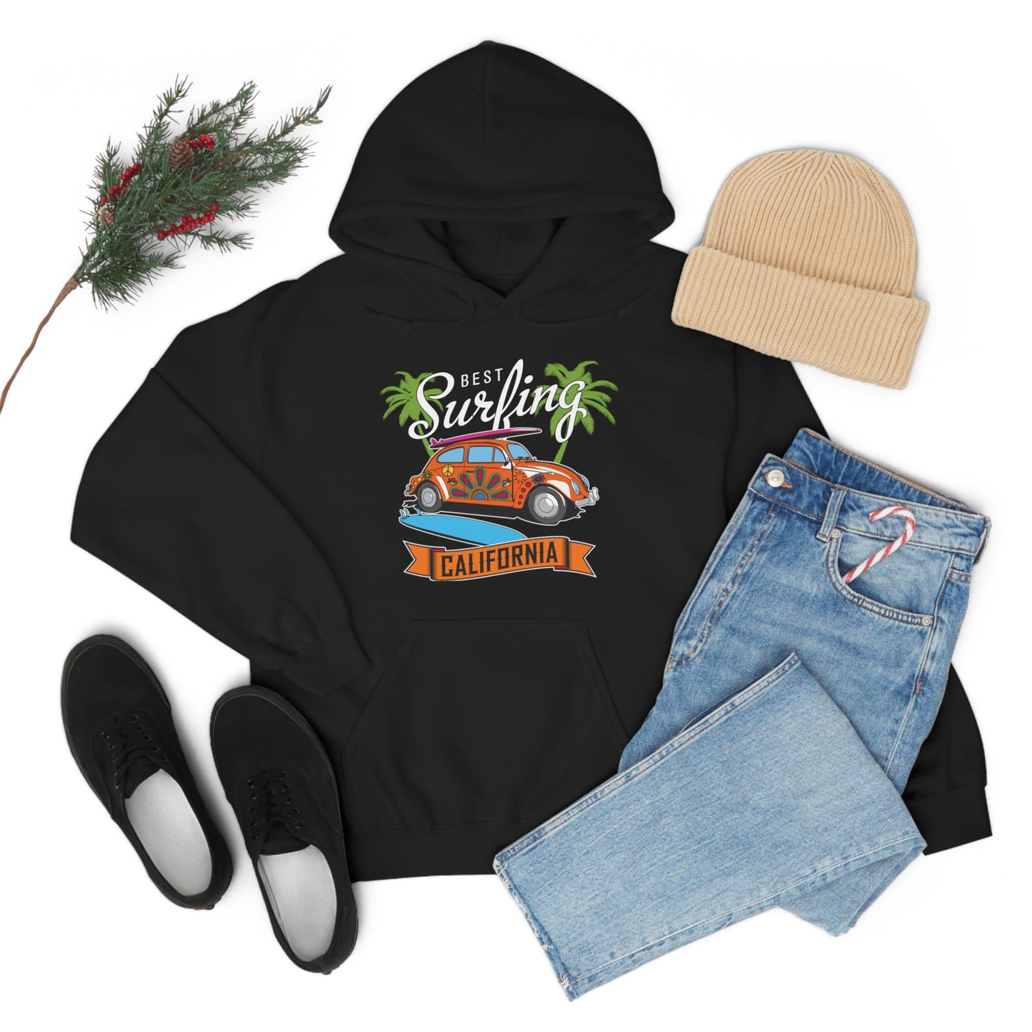 Best Surfing California Buggy Hoodie