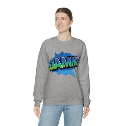 Damn! colorful Crewneck Sweatshirt