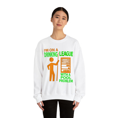 DRINKING POOL LEAGUE Crewneck Sweatshirt