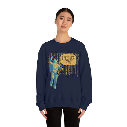 I need more_Space Crewneck Sweatshirt