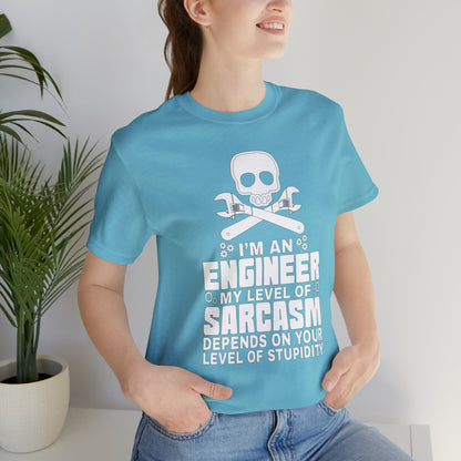 My level of sarcasm depends on you T-Shirt