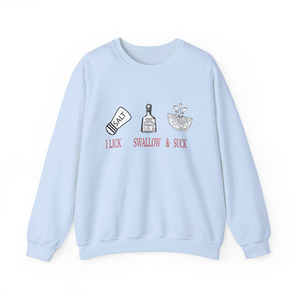 Woman loves tequila Crewneck Sweatshirt