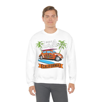 Best Surfing California Buggy Crewneck Sweatshirt